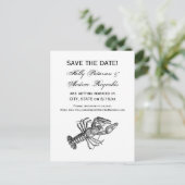 ヴィンテージロブスター#1スケッチ 案内ポストカード (スタンド正面)