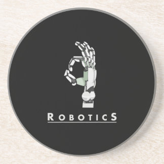 ヴィンテージロボットのハンドロボット愛者ギフトおもしろい コースター