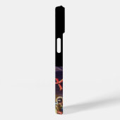 ヴィンテージロボット付きSFエイリアン宇宙飛行士 Case-Mate iPhoneケース (裏面 / 右)