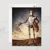 ヴィンテージロボット農業人葉書 ポストカード (正面/裏面)