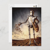 ヴィンテージロボット農業人葉書 ポストカード (正面/裏面)