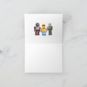 ヴィンテージロボット サンキューカード (内部)