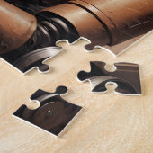 ヴィンテージロボットAIパズル-レトロテックJigsaw ジグソーパズル (側面)