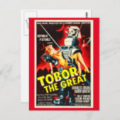 ヴィンテージロボッ素晴らしト映画のトボー ポストカード (正面/裏面)