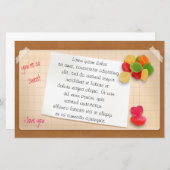 ヴィンテージロマシンプルンス紙とゼリー飴 便箋 (正面/裏面)