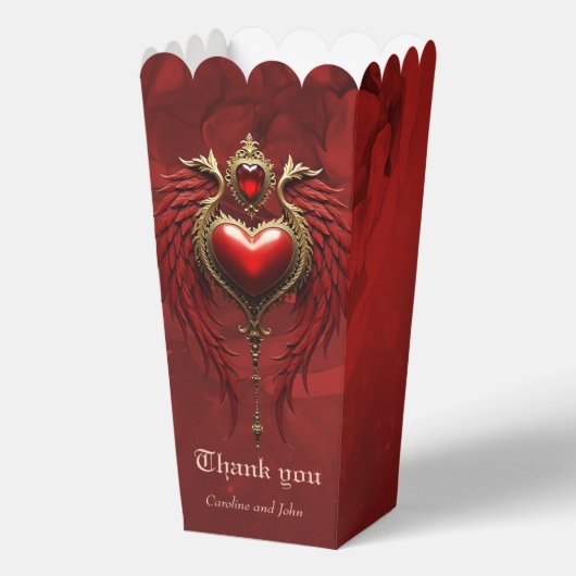 ヴィンテージロマンスとハートと翼。 フェイバーボックス (正面)