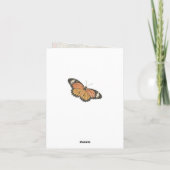 ヴィンテージロマンスカップルアンティークバラ結婚ズ サンキューカード (裏面)