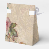 ヴィンテージロマンスカップルアンティークバラ結婚ズ フェイバーボックス (裏面サイド)