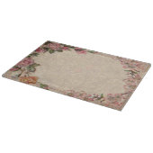 ヴィンテージロマンスカップル：アンティークバラガーリーラブ カッティングボード (角)