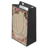 ヴィンテージロマンスカップル：アンティークバラガーリーラブ スモールペーパーバッグ (正面アングル)