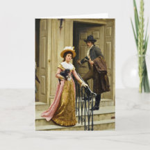 ヴィンテージロマンスグリーティングカード