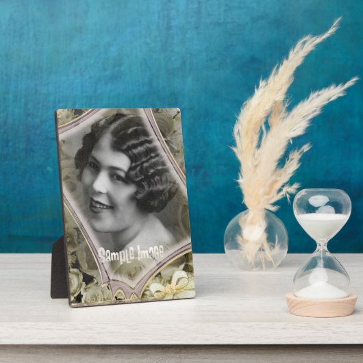 ヴィンテージロマンスシアートアートプラーク フォトプラーク (側面)