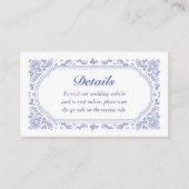 ヴィンテージロマンスフローラQRコードエンクロージャカード エンクロージャーカード (正面)