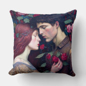 ヴィンテージロマンス恋人夫婦 クッション (正面)