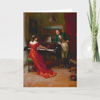 ヴィンテージロマンス挨拶カード カード