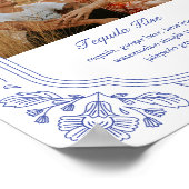 ヴィンテージロマンス結婚フローラのシグネチャードリンク ポスター (角)