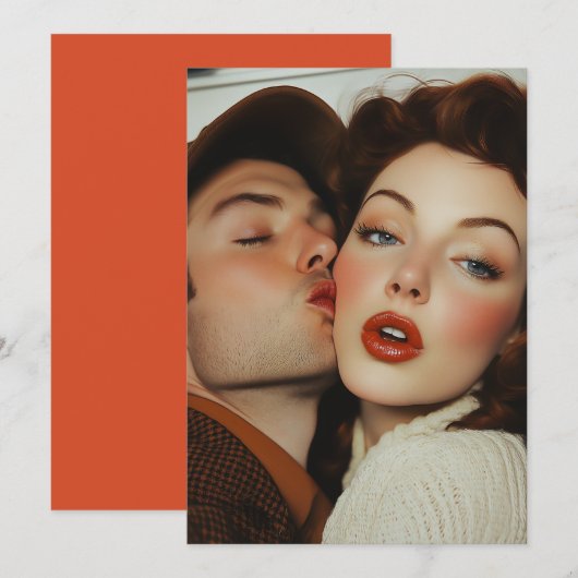 ヴィンテージロマンス 招待状 (正面/裏面)