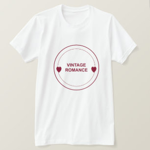 ヴィンテージロマンス - 永遠の愛の美意識デザイン Tシャツ