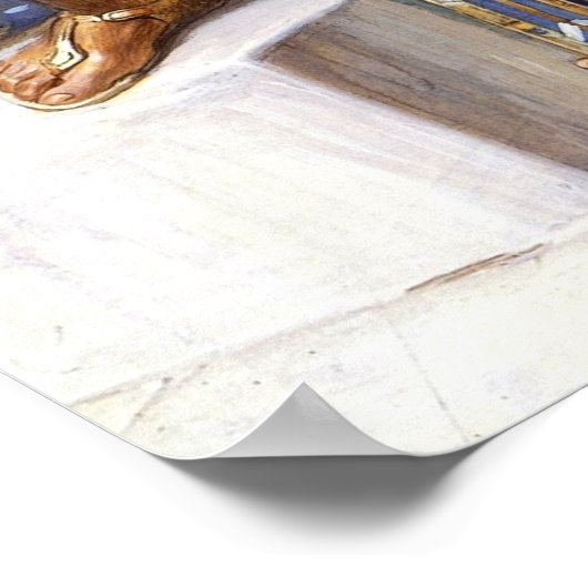 ヴィンテージロマンチックなカップルのアンソニーとクレオパトラキス ポスター (角)