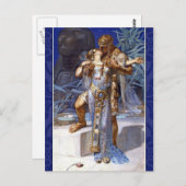 ヴィンテージロマンチックなカップルのアンソニーとクレオパトラキス ポストカード (正面/裏面)