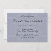 ヴィンテージロマンチックなカップルのアンソニーとクレオパトラキス 招待状 (裏面)