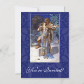 ヴィンテージロマンチックなカップルのアンソニーとクレオパトラキス 招待状 (正面)