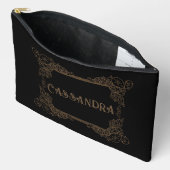 ヴィンテージロマンチックなスチームパンクフェアリーテレ アクセサリーポーチ (見開き)