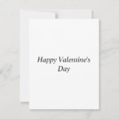 ヴィンテージロマンチックなバレンタインデー ノートカード (裏面)