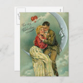 ヴィンテージロマンチックなバレンタイン(5) シーズンポストカード (正面/裏面)