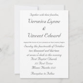 ヴィンテージロマンチックなピンクとグレーダマスクの結婚式 招待状 (裏面)