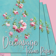 ヴィンテージロマンチックなピンクのバラの青いデコレーション