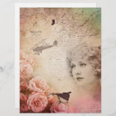 ヴィンテージロマンチックな旅行 (正面/裏面)