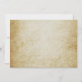 ヴィンテージロマンチックに日付カードを保存 セーブザデート (裏面)