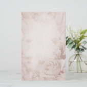 ヴィンテージロマンチックバラ文房具 便箋 (スタンド正面)