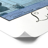 ヴィンテージロマンチックポートレートアート ポスター (角)