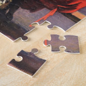 ヴィンテージロマンチックラブロマンスオンビーチ ジグソーパズル (側面)