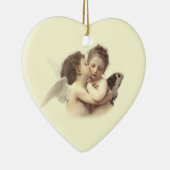 ヴィンテージロマンチック第1キスカップルの形見 セラミックオーナメント (右)