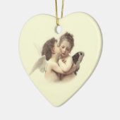 ヴィンテージロマンチック第1キスカップルの形見 セラミックオーナメント (左)