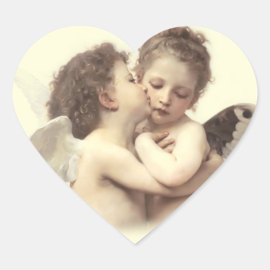 ヴィンテージロマンチック第1キス ハートシール (正面)