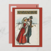 ヴィンテージロマンビクトリアント夫婦 ポストカード (正面/裏面)