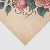 ヴィンテージロマンフランスのティックバラ、時計と映画 薄葉紙 (詳細)