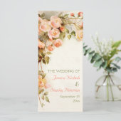 ヴィンテージロマン絵画ティックなバラ結婚計画 プログラム (スタンド正面)