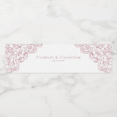 ヴィンテージロマン縁どスク結婚の枠 ペットボトルラベル (シングルラベル)