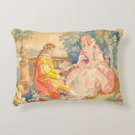 ヴィンテージロマン読ティックなカップルの著書 アクセントクッション