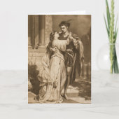 ヴィンテージロミオとジュリエットのバレンタインデーのカード シーズンカード (正面)