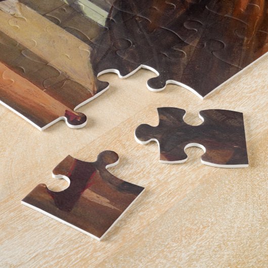 ヴィンテージロミオと絵画ジュリエット(1861年) ジグソーパズル (側面)