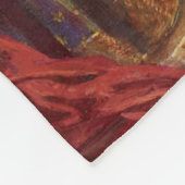 ヴィンテージロミオと絵画ジュリエット（1861年） フリースブランケット (角)