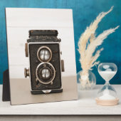 ヴィンテージロリーフレックスツインレンズカメラ フォトプラーク (側面)