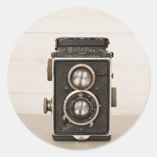 ヴィンテージロリーフレックスツインレンズカメラ ラウンドシール