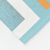 ヴィンテージロングアイランドの地図 フリースブランケット (角)